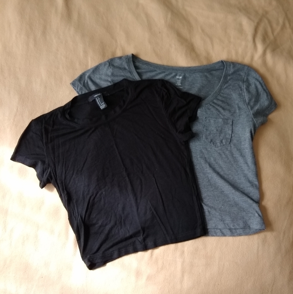 Crop top t-shirt bundle